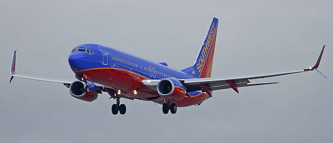 Southwest Boeing 737-8H4 N8630B, Phoenix Sky Harbor, December 23, 2015